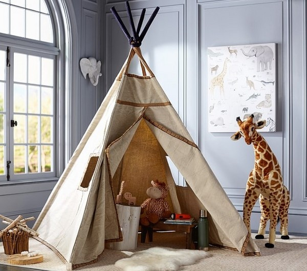 Kids Bedroom Tent
 Kids teepees – gorgeous colorful tents for kids’ rooms
