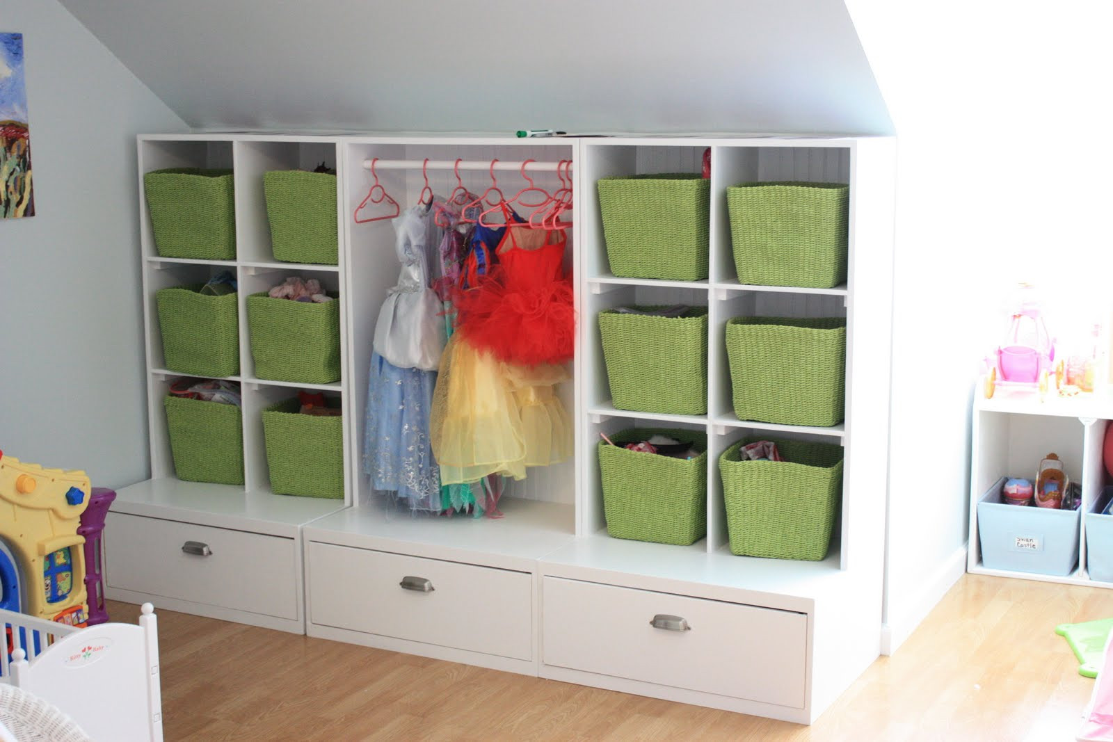 Kids Bedrooms Storage
 Trey and Abby My Playroom Storage Solution