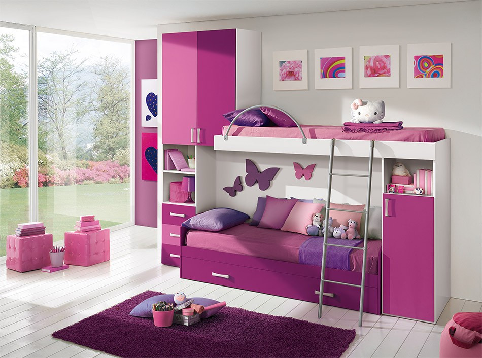 Kids Bunk Bed Bedroom Sets
 Modern Kids Bedroom position VV S010RL Kids Bedroom