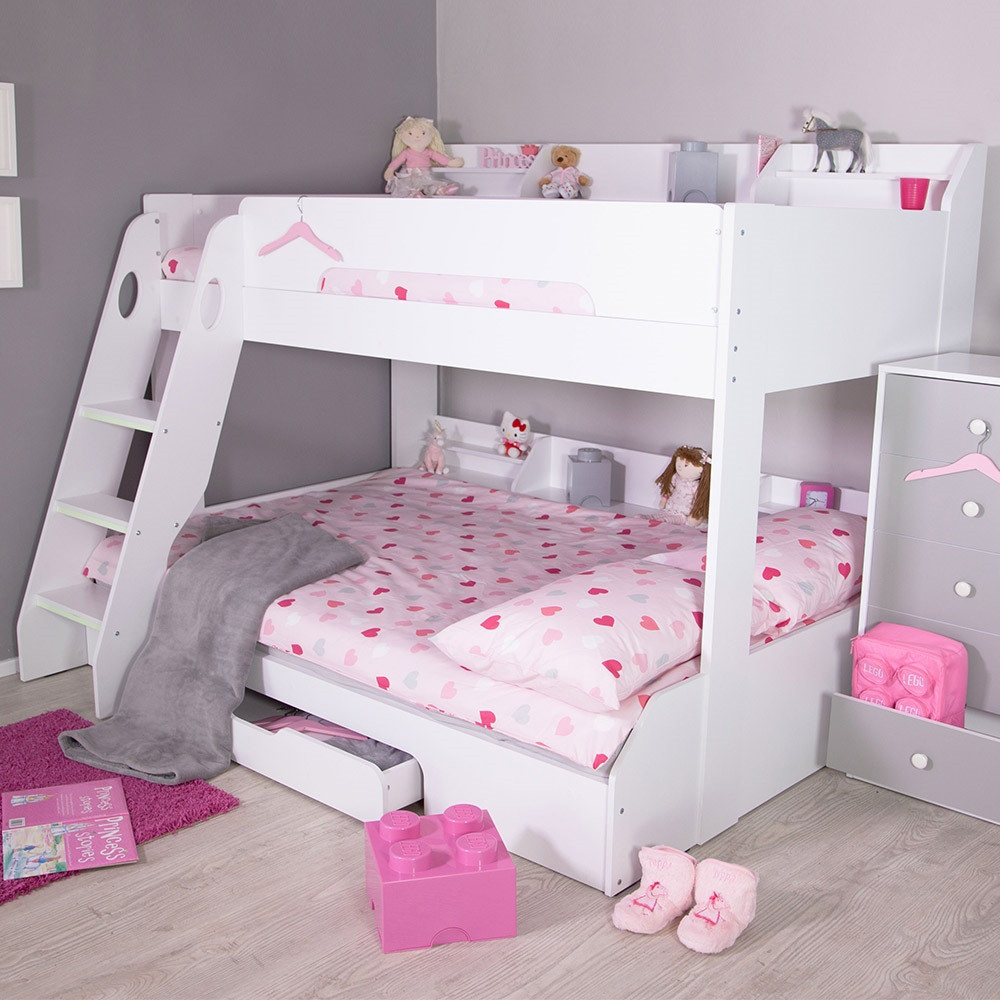 Kids Bunk Bed Bedroom Sets
 Flick Triple Bunk Bed In White Flair Furniture