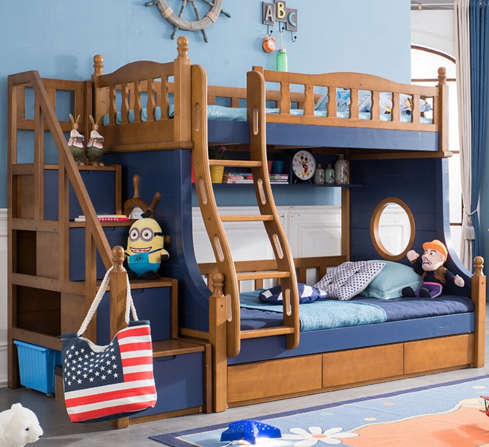 Kids Bunk Bed Bedroom Sets Inspirational Webetop Nautical Style Kids Posite Bed Bedroom