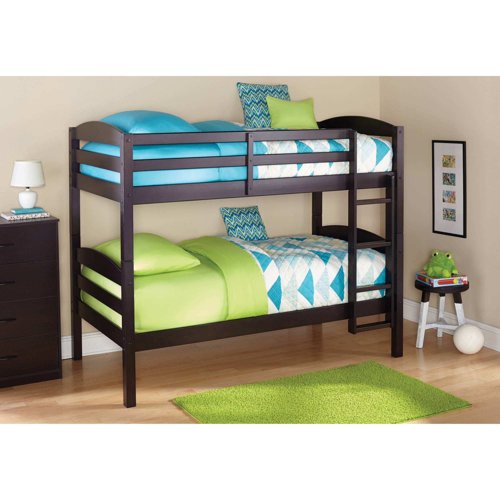 Kids Bunk Bed Bedroom Sets
 Bunk Beds Twin Over Twin Kids Furniture Bedroom Ladder