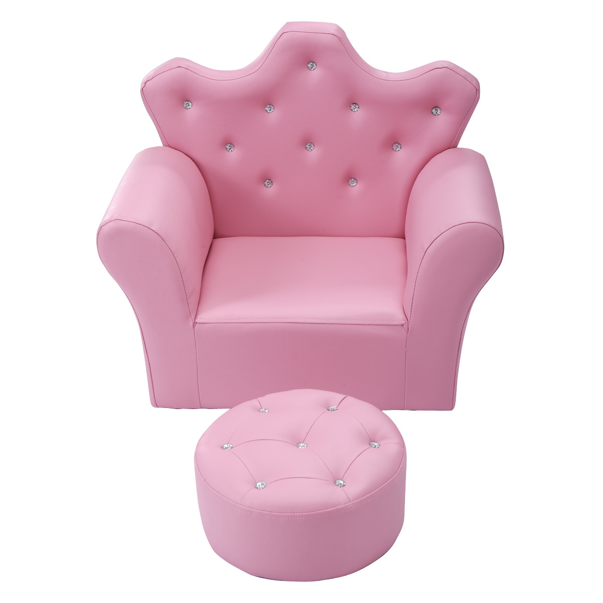 Kids Chair With Ottoman
 Single Sponge Sofa Toddler Children Leisure Chair with