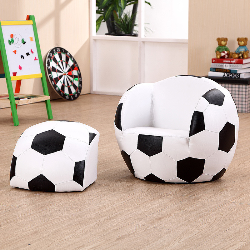 Kids Chair With Ottoman
 China Football Chair with Ottoman Children Furniture SF