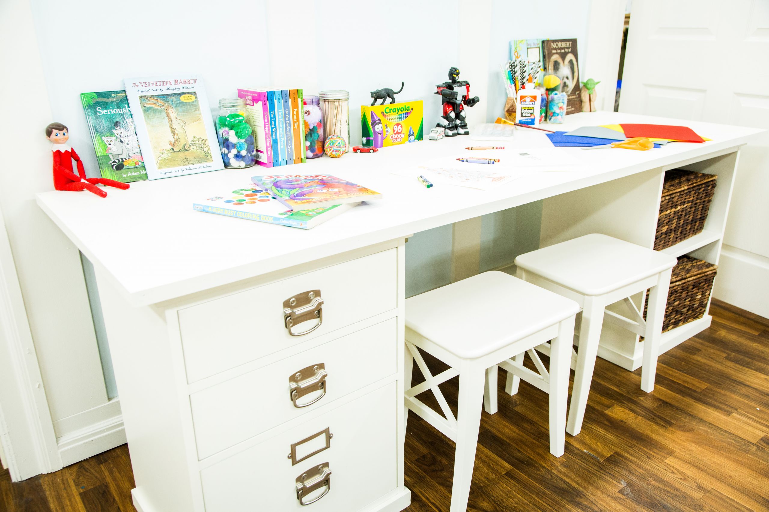 Kids Desk Table
 DIY Kids Craft Table Home & Family