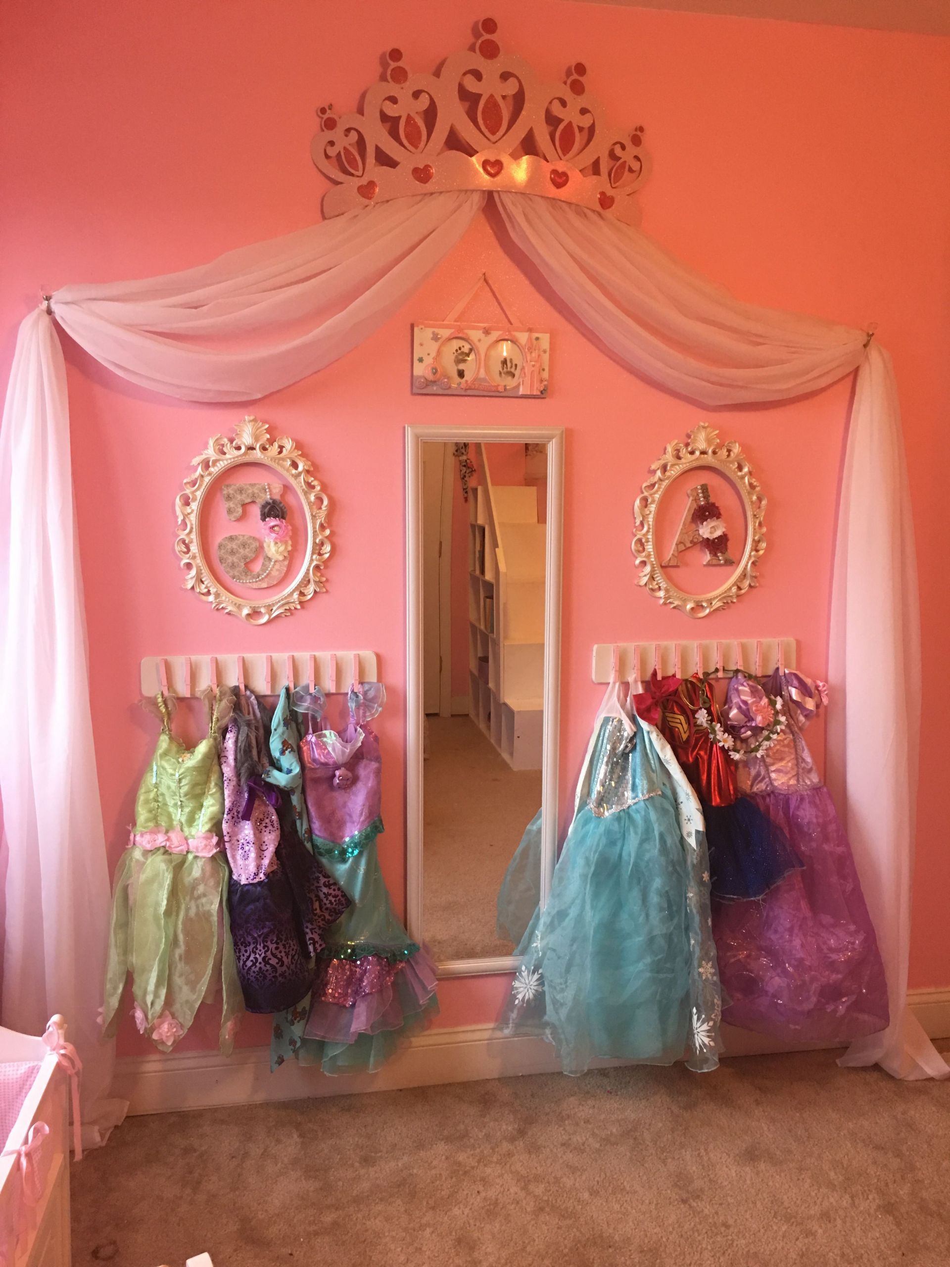 Kids Dress Up Storage
 Princess dress up storage diy Cheap and super easy Frees