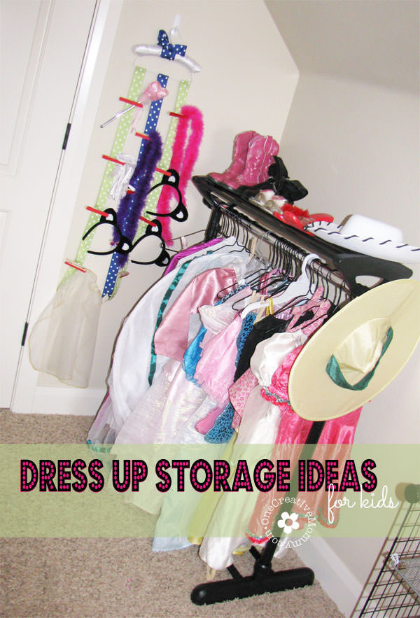 Kids Dress Up Storage
 Dress Up Storage Ideas for Kids onecreativemommy