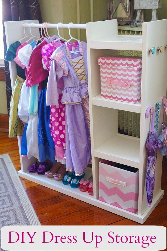 Kids Dressing Up Storage
 DIY Dress Up Storage Center