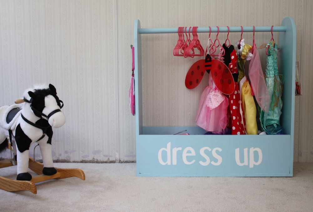Kids Dressing Up Storage
 dress up storage