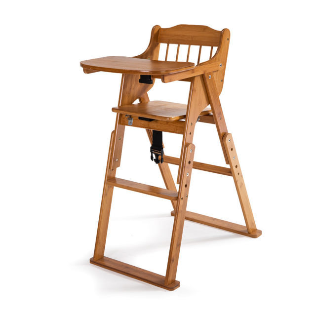 Kids High Chair
 Baby High Chair Bamboo Stool Infant Feeding Children