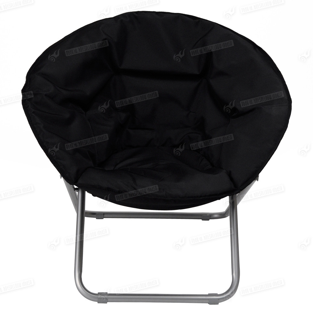 Kids Moon Chair
 Black Foldable Saucer Moon Chair Kids Boys Girls Bedroom