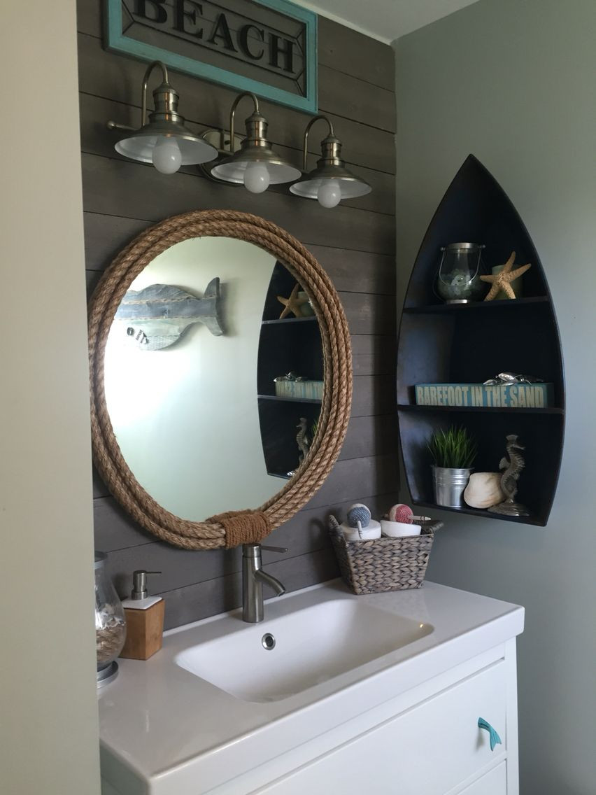 Kids Nautical Bathroom
 Kids nautical bathroom remodel final results