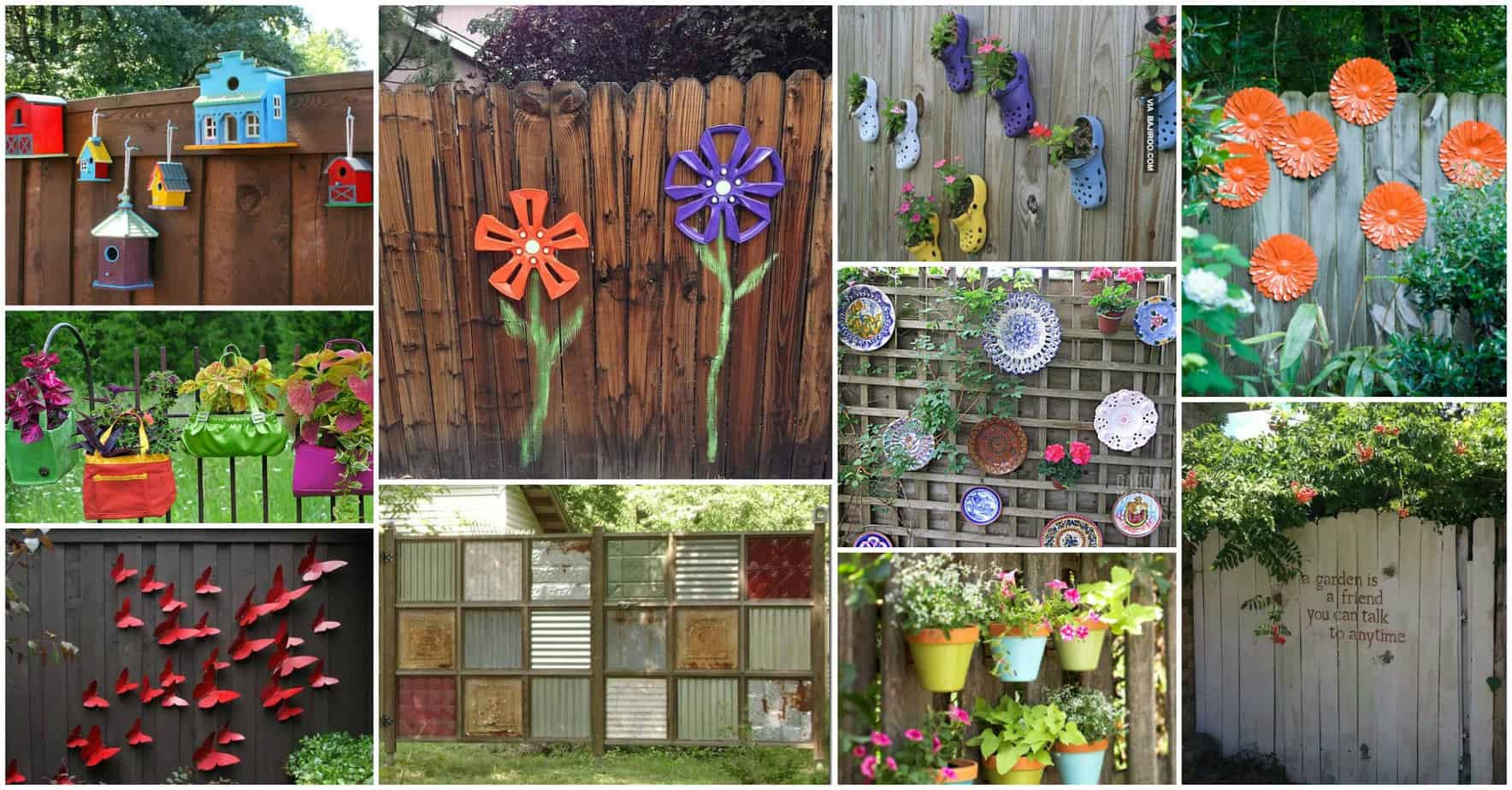 Kids Outdoor Fence
 12 Beautiful DIY Fence Decoration Ideas