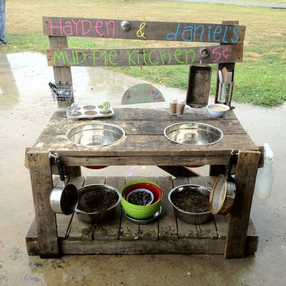 Kids Outdoor Kitchen
 10 Fun Outdoor Mud Kitchens for Kids Garden Ideas