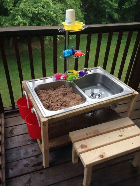 Kids Outdoor Kitchen
 10 Fun Outdoor Mud Kitchens for Kids Garden Ideas 1001