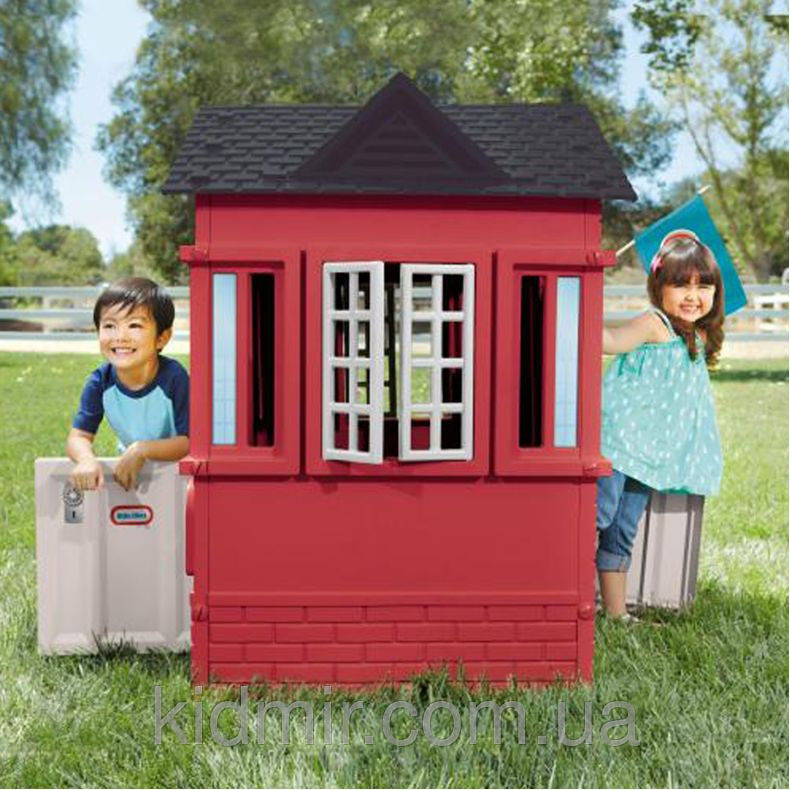 Kids Outdoor Plastic Playhouses
 Children Playhouse Plastic Kids Outdoor Garden Log Cabin