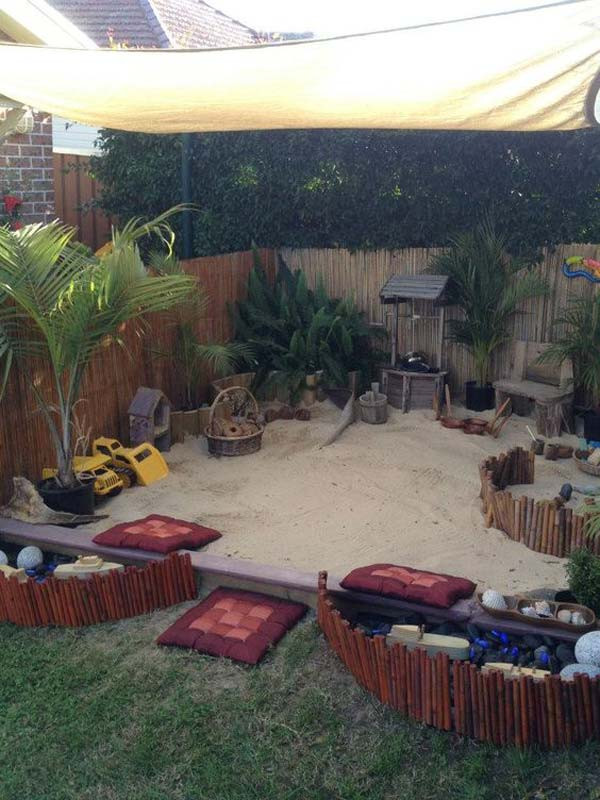 Kids Outdoor Play Area
 Turn The Backyard Into Fun and Cool Play Space for Kids