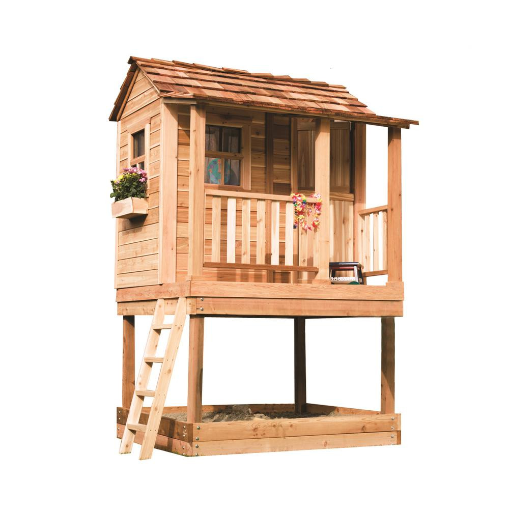 Kids Outdoor Playhouse
 Outdoor Living Today 6 ft x 6 ft Little Squirt Playhouse