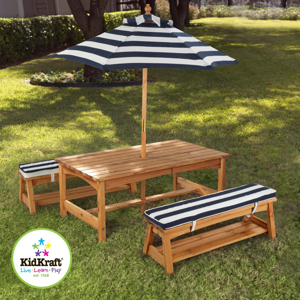 Kids Outdoor Table and Chair Awesome Kidkraft Outdoor Kids Table and Chairs Set 2 Chair Benches