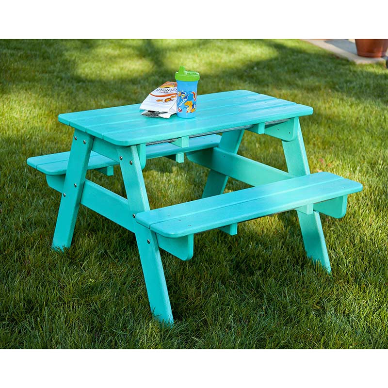 Kids Outdoor Table And Chair
 Polywood Childrens Kids Picnic Table