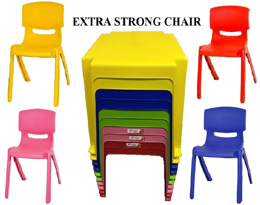 Kids Outdoor Table And Chair
 STRONG KIDS PLASTIC TABLE AND CHAIRS SET NURSERY INDOOR