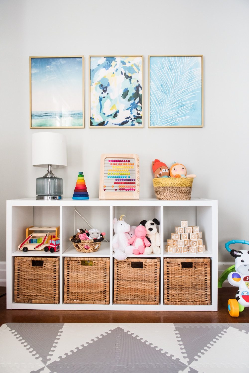 Kids Playroom Wall Art
 Emerson s Modern Playroom Tour The Sweetest Occasion
