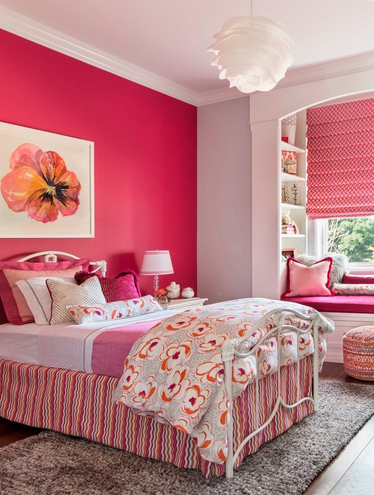 Kids Room Paint
 Good looking Hot Pink Paint Colors Kids Transitional
