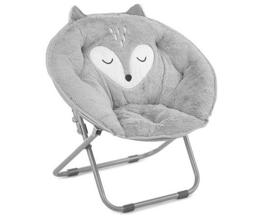 Kids Saucer Chair
 Dream Street Gray Fox Youth Saucer Chair Big Lots in