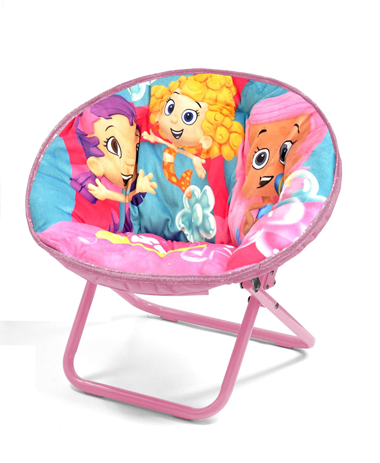 Kids Saucer Chair
 Toddler Saucer Chair Bubble Guppies Kids Toddler Girls