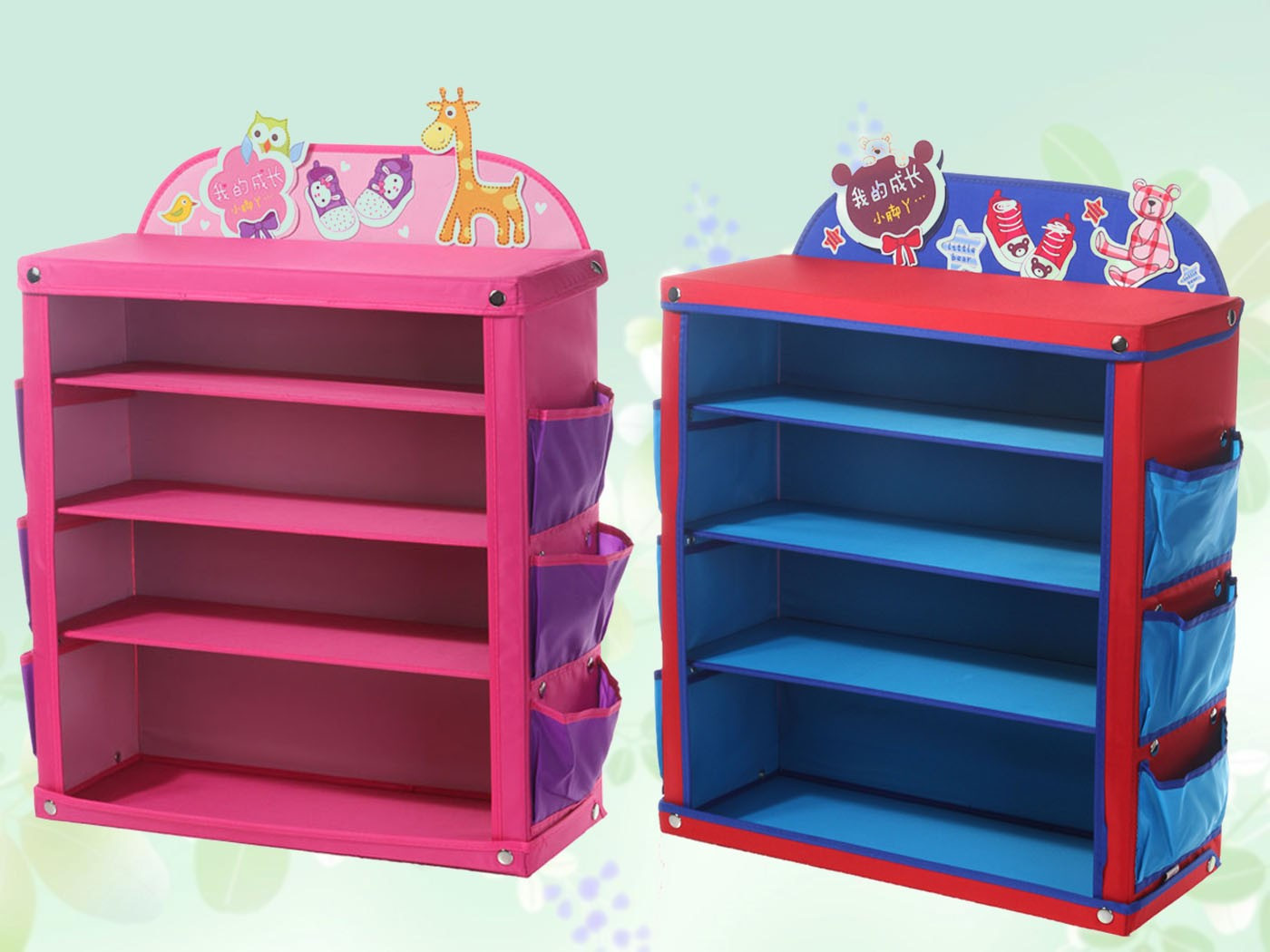 Kids Shoe Storage
 Creative Children s Shoe Rack Foldable Waterproof Cartoon