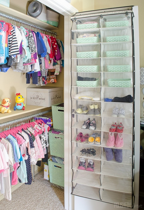 Kids Shoes Storage
 Reach In Closet Organization for Kids Polished Habitat