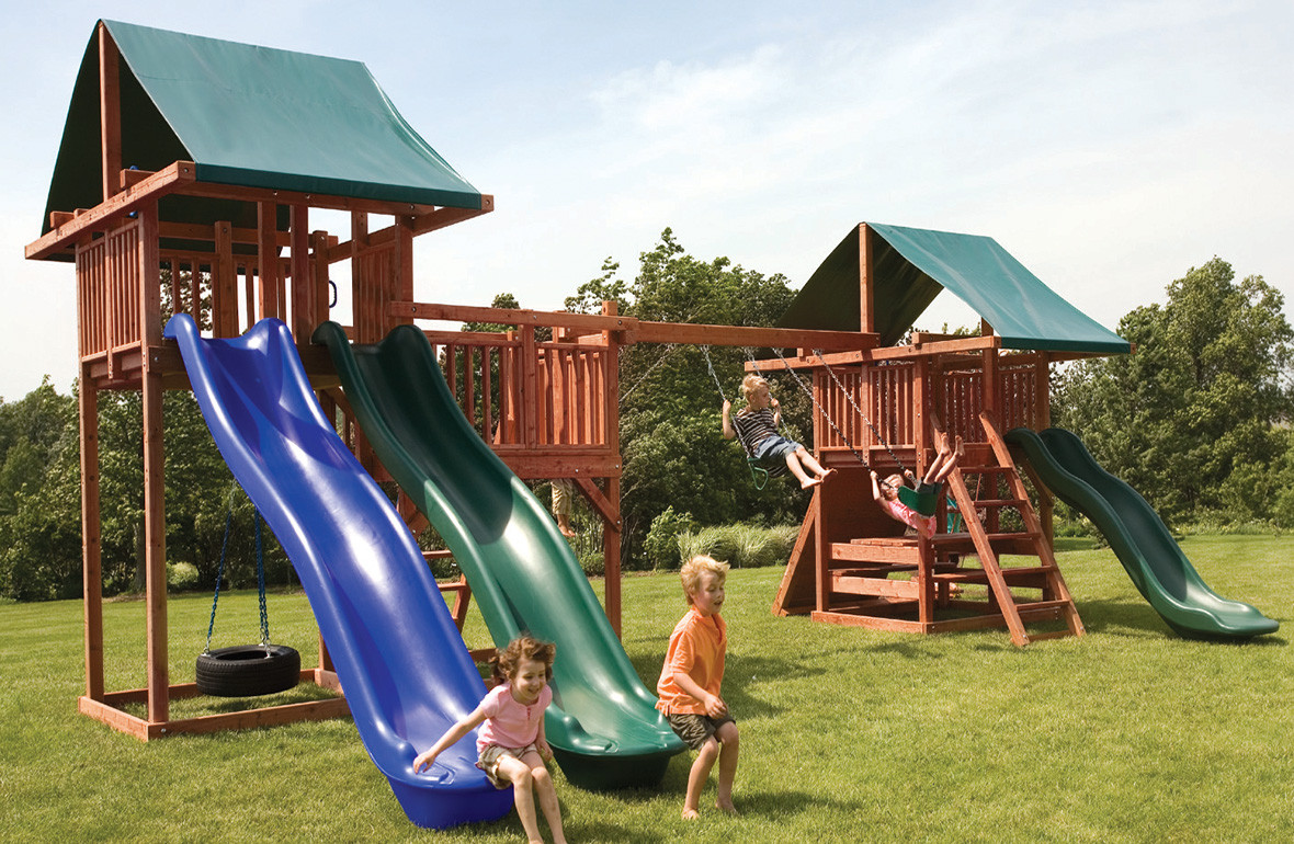 Kids Slide And Swing
 Quality Swing and Slide Sets for Kids