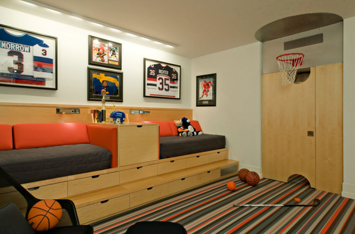 Kids Sports Room Decorations
 47 Really Fun Sports Themed Bedroom Ideas