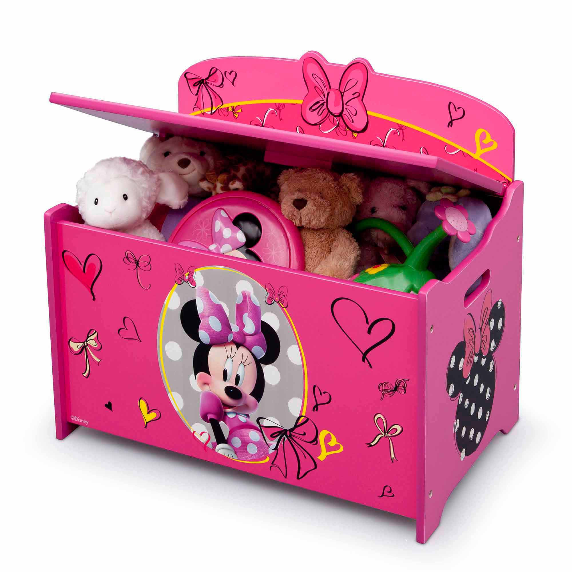 Kids Storage Trunk
 Pink Toy Storage Chest Bin Organizer Box Trunk Girls Kids