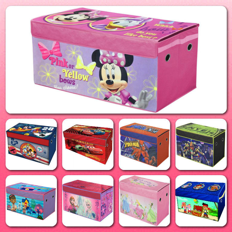 Kids Storage Trunk
 Storage Trunk Collapsible Kids Toy Disney Box Organizer