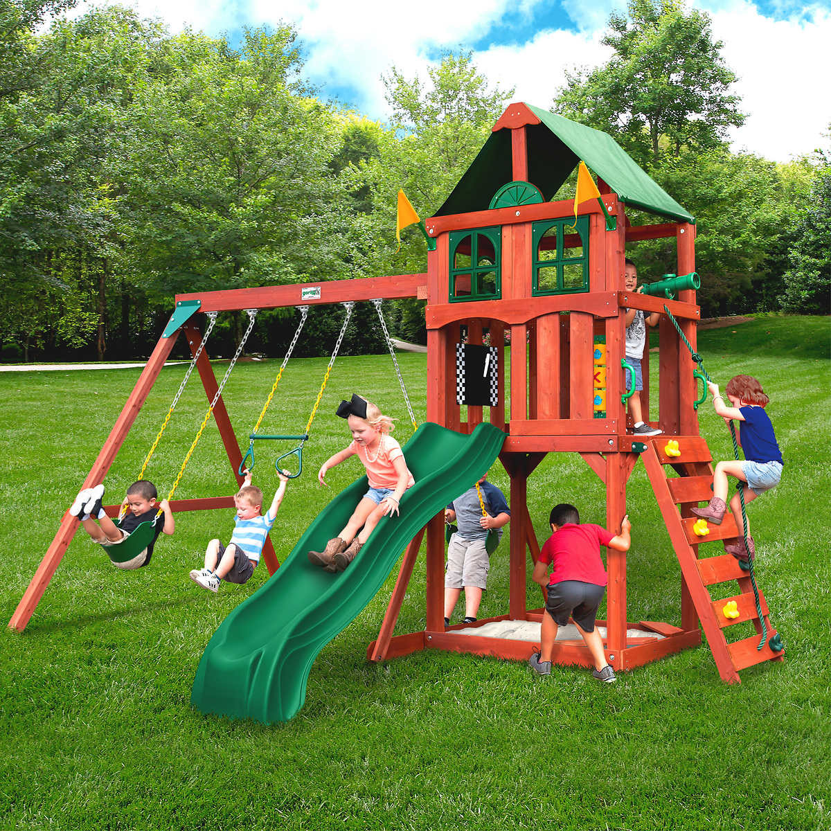 Kids Swing Sets Costco
 Backyard Play Sets