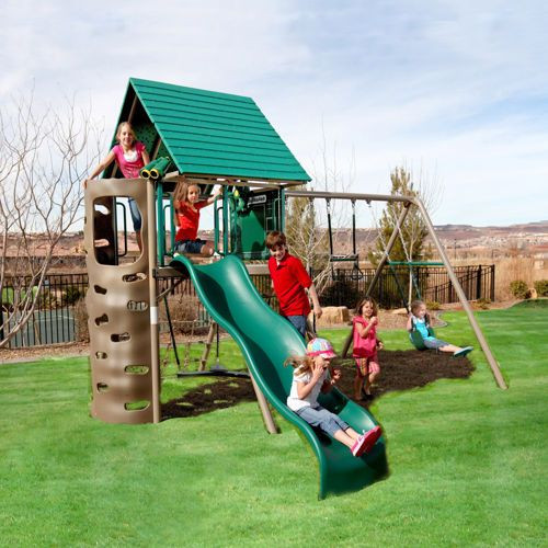 Kids Swing Sets Costco
 $1400 plus toddler swings Lifetime Play Center Playset