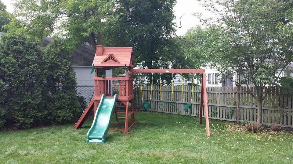 Kids Swing Sets Costco
 Gorilla Nantucket Playset from Costco installed in
