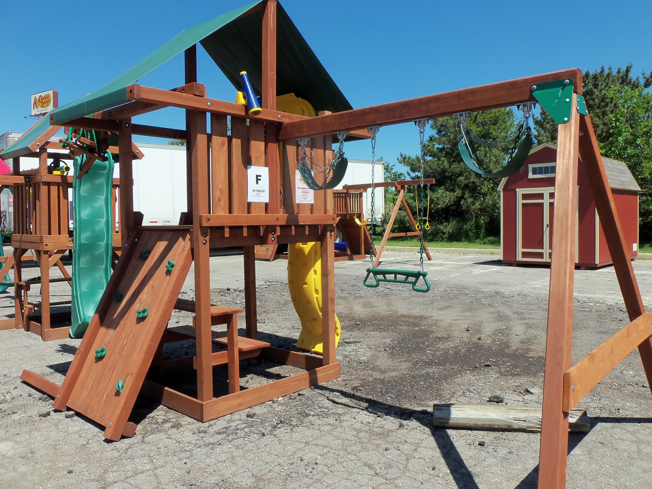 Kids Swing Sets For Sale
 Swing Sets in Michigan on Sale Two Days ly