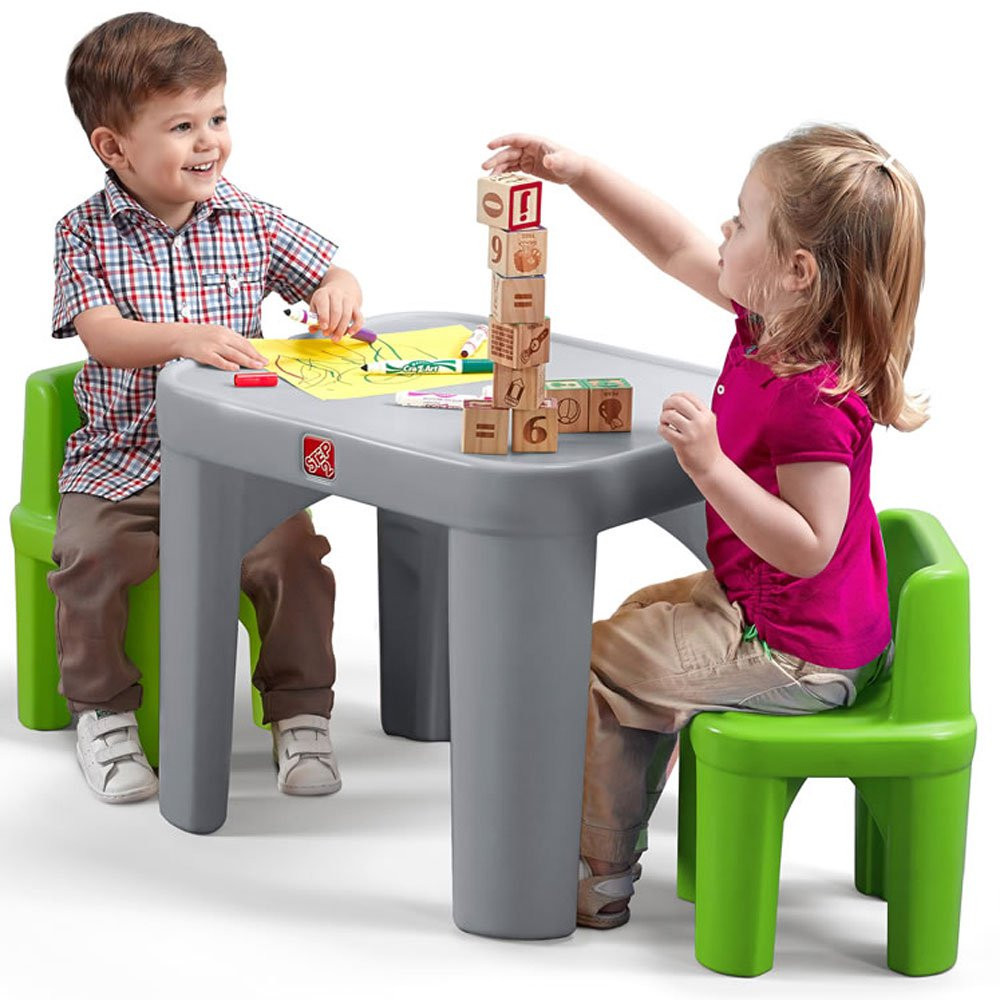 Kids Table Walmart
 Step2 Mighty My Size Kids Plastic Table and Chairs Set