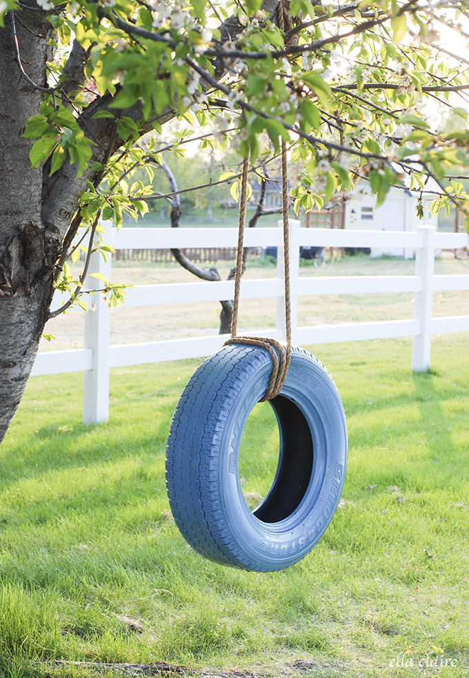 Kids Tire Swing
 10 Fun DIY Backyard Projects To Surprise Your Kids