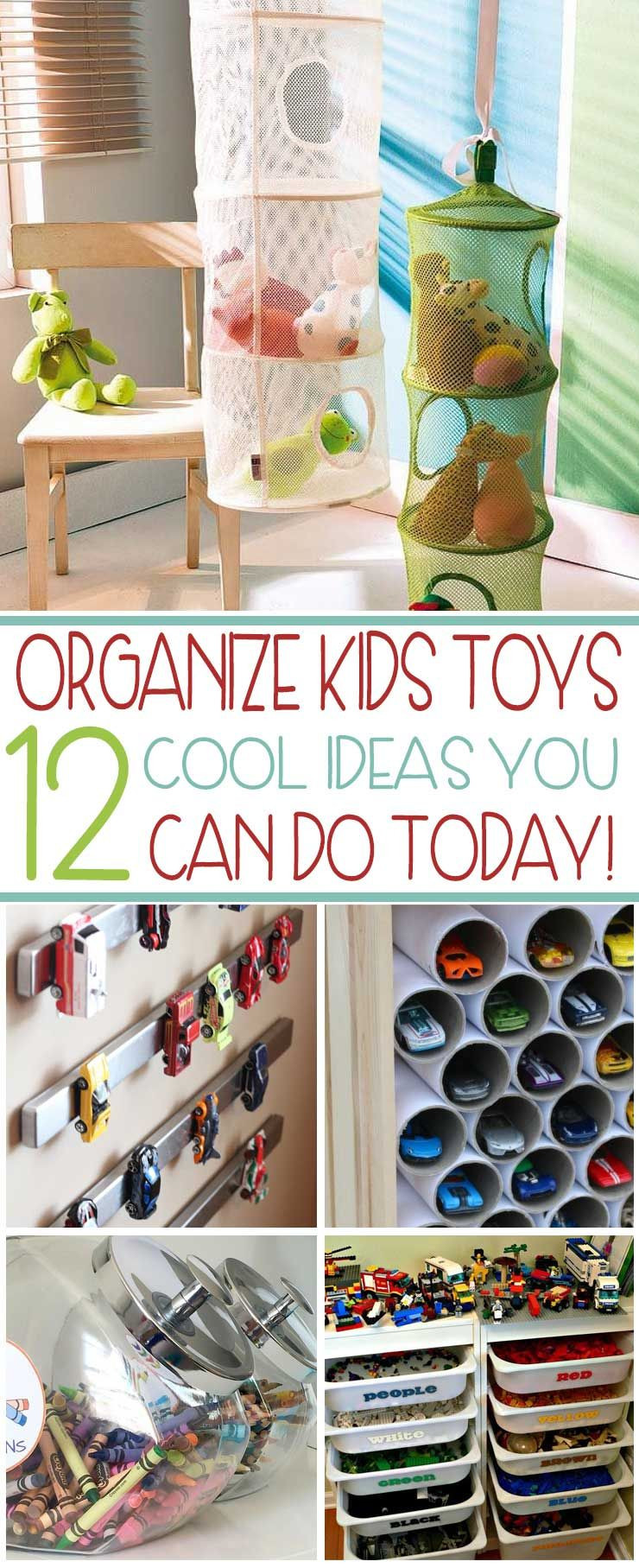 Kids Toy Organizing Ideas
 Organize Your Kids Toys TODAY With These 12 Cool Ideas