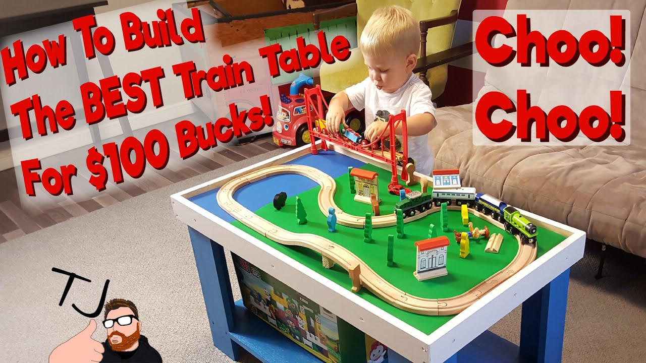 Kids Train Table
 How to build a simple train activity table for kids