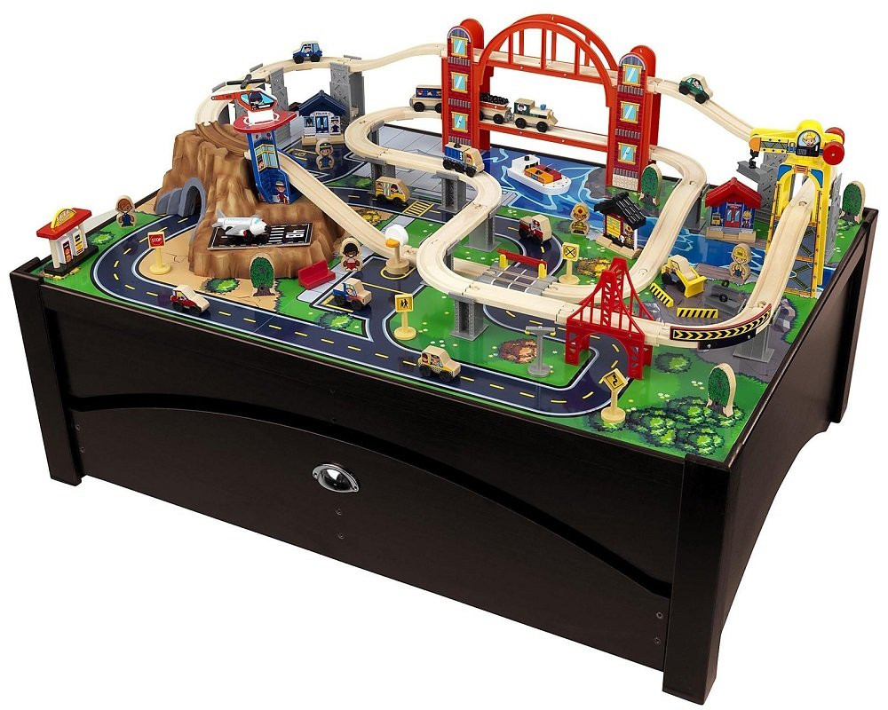 Kids Train Table
 Amazon Metropolis Train Table & Set Toys & Games