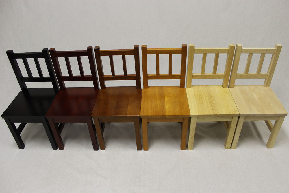 Kids Wooden Table Set
 Solid Hard Wood Kids Chairs set of 2