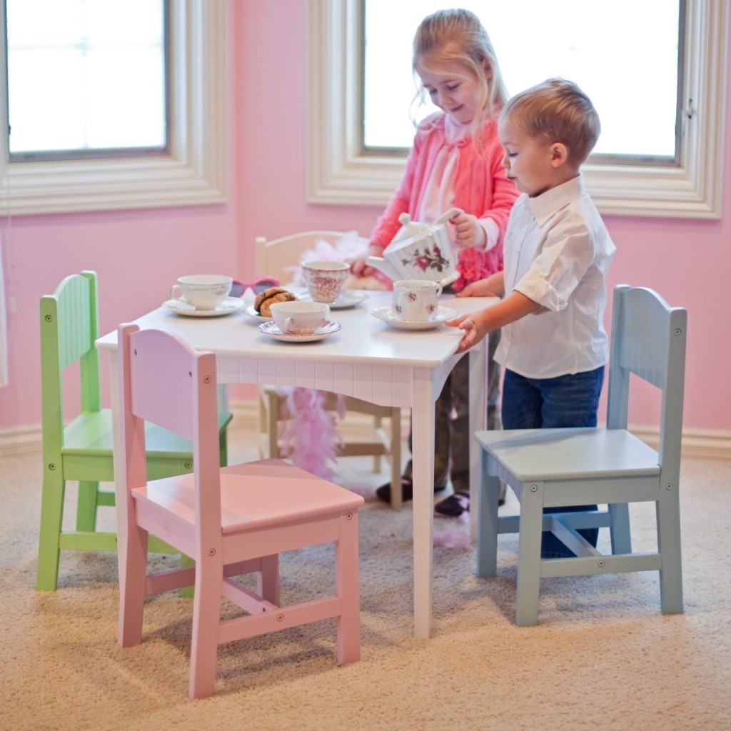 Kids Wooden Table Set
 Modern Kids Table and Chairs Design Options – HomesFeed