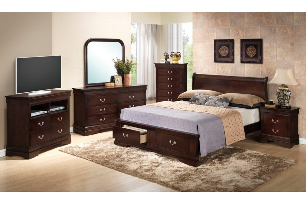 King Bedroom Sets With Storage
 Bedroom Sets Dawson Cappuccino King Size Storage