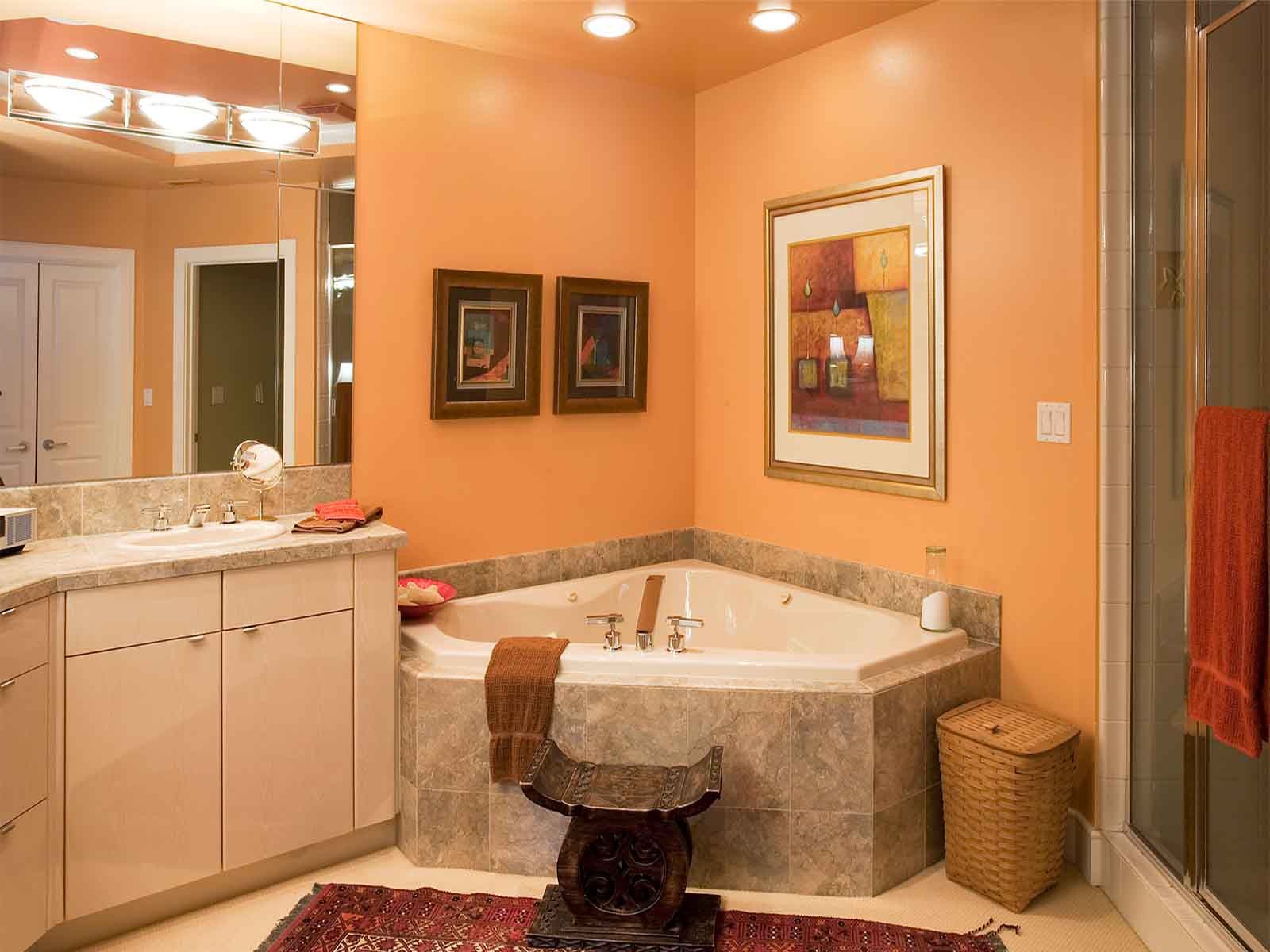 Kirkland Bathroom Vanities
 Bedrooms and Bathrooms Helga Simmons Interior Design