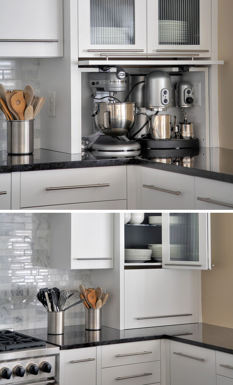 Kitchen Appliance Storage
 Kitchen Design Idea Store Your Kitchen Appliances In An