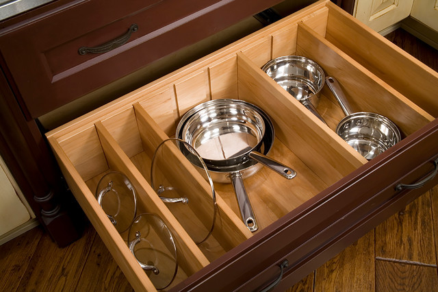 Kitchen Cabinet Dividers
 Deep Drawer Divider Kit Traditional Kitchen Seattle